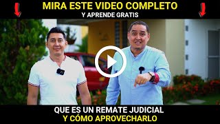 🎯🏠🚗Curso Gratis De Remates Judiciales [upl. by Oicafinob]