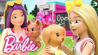 Snacks and Puppies 🐶 🍅  Barbie Dreamhouse Mysteries  Barbie Clips [upl. by Nels531]