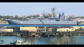 Ropuchaclass Landing Ship Novocherkassk Confirmed SUNK By Storm Shadow in Photo [upl. by Wylma]