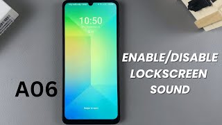 How To Enable Disable Lock Screen Sound On Samsung Galaxy A06 [upl. by Walcoff]