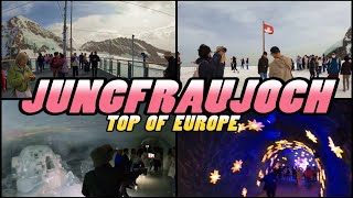 JUNGFRAUJOCH  Top of Europe Full Tour  Switzerland 4k [upl. by Tavy]