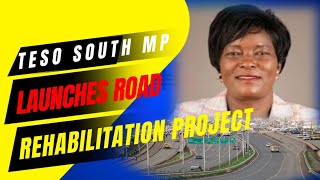 Mary Emaase Otucho MP Teso South  Launches Road Rehabilitation Projects  Busia County [upl. by Leummas79]