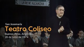 Un encuentro con san Josemaría en Argentina 1974 [upl. by Man]