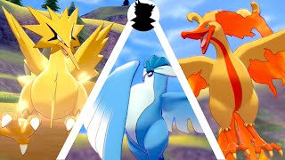 【Pokemon Camp】Articuno・Zapdos・Moltres（Galar） vs Shiny [upl. by Ahsla]