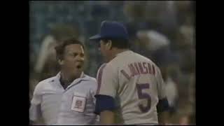 19850704 Mets vs Braves Highlights [upl. by Rosy853]