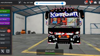 Bus Simulator Indonesia Bussid  komban Bus [upl. by Garbers815]