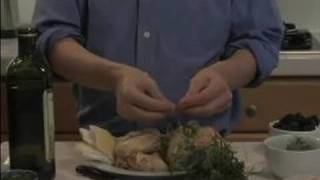 How to Make Cornish Game Hen with Blackberry Sauce  Adding Rosemary to Game Hen [upl. by Aldin]