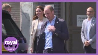 William and Kate Avoid Queen Security Question [upl. by Alegnasor]