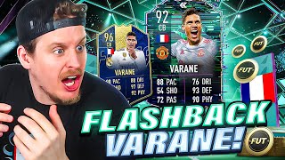 1000000 coins for THIS 92 FLASHBACK Varane Review FIFA 22 Ultimate Team [upl. by Lisette]