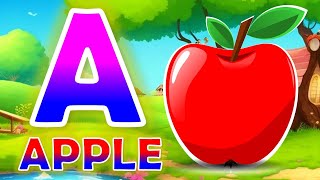 Phonics Song 2 with TWO Words in 3DA For Airplane  ABC Alphabet Songs with Sounds for Children637 [upl. by Ader554]