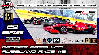 ⚫️ LIVESTUDIO GIVEAWAY🔴 RLE PRO SERIES LEAGUE🔴Highspeed in RUSSLAND2⚫️ 🔴 F1 2020 Deutsch ⚫️ [upl. by Garwin]