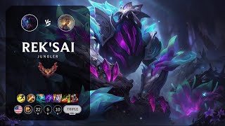 RekSai Jungle vs Rell  NA Grandmaster Patch 1311 [upl. by Pussej]