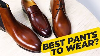 How To Wear Light Brown Shoes Matching pants to cognac and tan leather • Effortless Gent [upl. by Nrek]