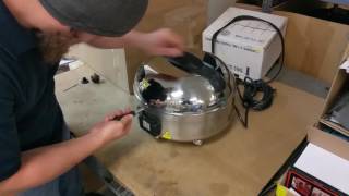 How to reset the thermoprotector on the Daimer KleenJet Mega 500VP [upl. by Aylward]