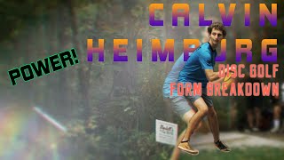 Calvin Heimburg Disc Golf Form Breakdown at 4000fps Slow Motion [upl. by Votaw]