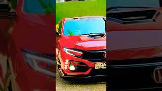 Red Honda Civic ♥️ 𒆜foryou honda civic car modification civiclovers srilanka chandirabro [upl. by Guria]