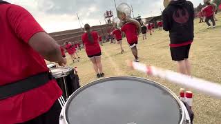 UofL 2022 Marching Band Center Snare Cam  Ricky Garcia [upl. by Ordnasela]