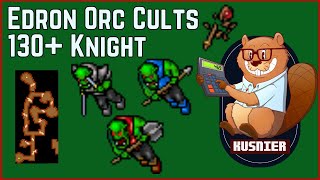 Edron Orc Cults  130 Knight  Tibia [upl. by Anoniw499]