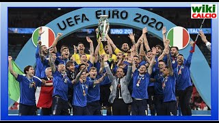 L ITALIA campione deuropa nel 2021 [upl. by Atselec52]