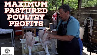 How We Turn A 4 Pound Chicken Into 38  Processing Pastured Poultry [upl. by Ernaline]