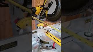 Dewalt Compound Miter Saw DWS780 DimensionsMeasurements  1st step to building miter saw station [upl. by Aillicirp956]