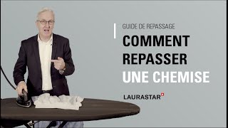 Comment repasser une chemise   Guide de repassage Laurastar [upl. by Nigen]