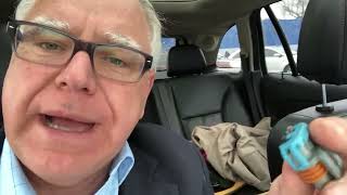 Gov Tim Walz gives a pro tip for fixing parts and saving money on your vehicle [upl. by Suilenroc578]