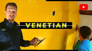 Venetian Plastering A Wall  Beginners GUIDE TO Polished Plastering [upl. by Melia]