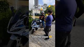 Friends meetup 🤌 old s1000rr👌ytshorts shorts youtubeshorts shortfeed rider youtuber minivlog [upl. by Drofdarb]