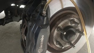 4Piston Brembo  Pad Swap amp Bleed [upl. by Inge]