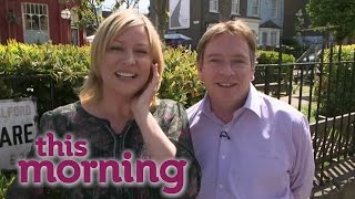 EastEnders Adam Woodyatt and Laurie Brett  This Morning [upl. by Plotkin125]