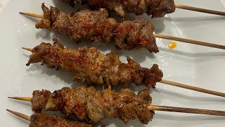 Cumin lamb skewers food cooking recipe streetfood [upl. by Nada]