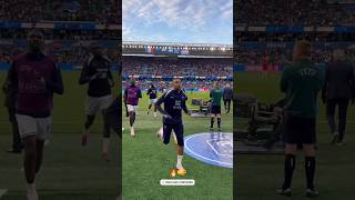 France Football Team After Practice francefootballteam kylianmbappe mbappe kante konate [upl. by Lalat]