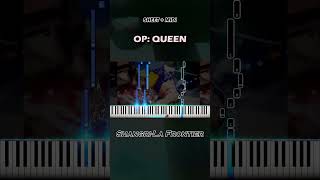 🎹 ShangriLa Frontier Season 2 OP  QUEEN QUEEN LiSA ShangriLaFrontier SheetMusic MIDI [upl. by Nakada]