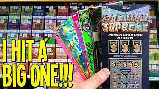 I HIT A BIG ONE in AUSTIN  Playing 300 TEXAS LOTTERY Scratch Offs [upl. by Savart]