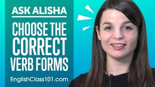 Use the Correct Verb Forms  Basic English Grammar [upl. by Marys892]