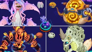 All Ethereal Island Monsters amp Eggs Epics Rares amp Common  My Singing Monsters [upl. by Earleen]