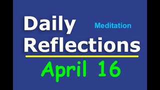 Daily Reflections Meditation Book – April 16 – Alcoholics Anonymous  Read Along – Sober Recovery [upl. by Keene]