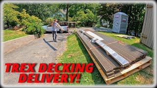 Delivering Trex Decking To One Of Our Jobsites [upl. by Nagud]