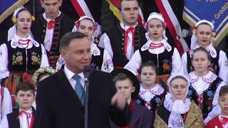 Prezydent RP Andrzej Duda odwiedził Grodzisk Wielkopolski [upl. by Orville]