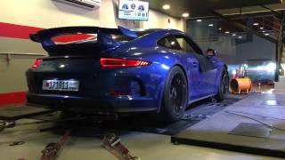 PORSCHE GT3 991 dyno IPE [upl. by Fawcette]