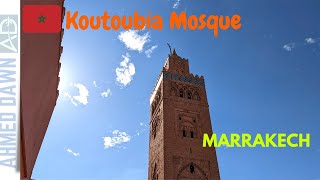 Exploring Koutoubia Mosque amp Saadian Tombs Gold Ceiling Tour  Marrakech Morocco [upl. by Nodanrb877]