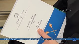 Danno erariale allASP di Cosenza per un milione di euro [upl. by Noe]