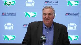 UND Football  Bubba Schweigert Weekly Press Conference  111124 [upl. by Golub]