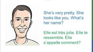 Dialogue 4  English French Anglais Français  Who is this  that  Qui estce Qui estil  elle [upl. by Marice]