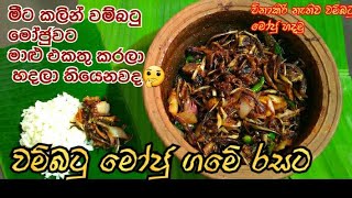 වම්බටු මෝජු රසට ඉක්මනින් විනාකිරි නොදා හදමුsri lankan brinjal moju [upl. by Nalak]