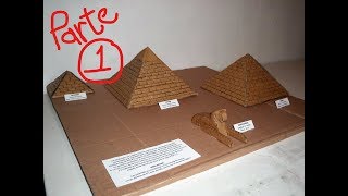 Piramides de Egipto 1 maqueta [upl. by Etteuqaj]