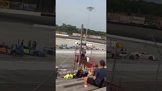 Erik Jones qualifying at Owosso Speedway racing superlatemodel nascar owossospeedway [upl. by Imogene]