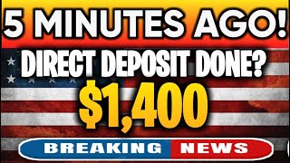 5 MINUTES AGO DEPOSIT DONE 1400 4TH STIMULUS CHECK FOR LOW INCOME SOCIAL SECURITY SSDI SSI VA [upl. by Olsson]