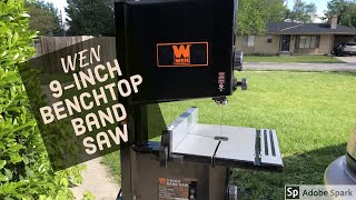 WEN 3959 25Amp 9Inch Benchtop Band Saw First look is it any good [upl. by Joost]